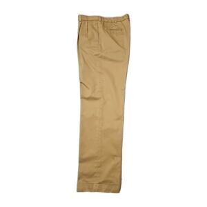 Brooks Brothers 346 Mens Khaki Tan Pleated Chino Pants Cuffed 36x34 Advantage